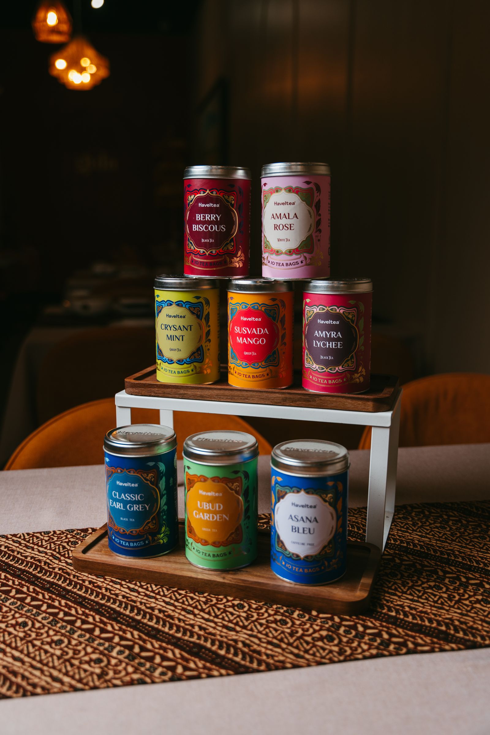 A rainbow of gula canned specialty drinks