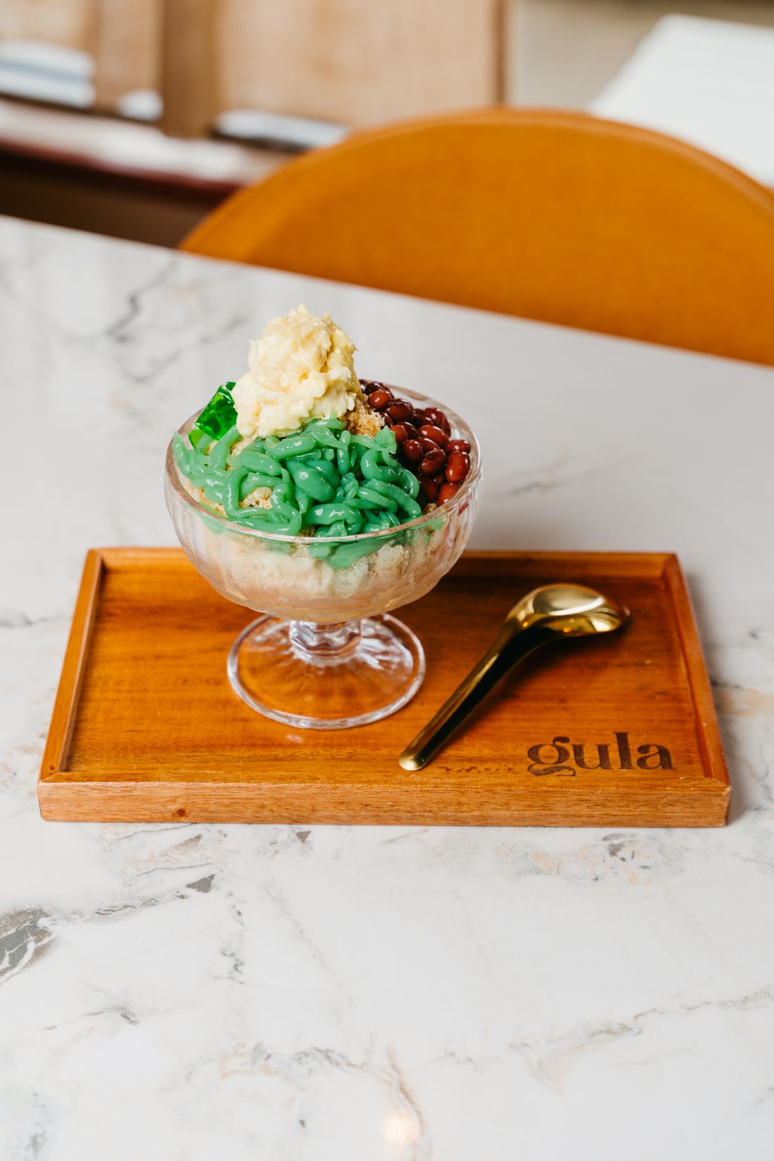 Colorful Indonesian dessert bowl